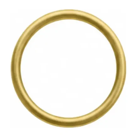 Ring in matte gold