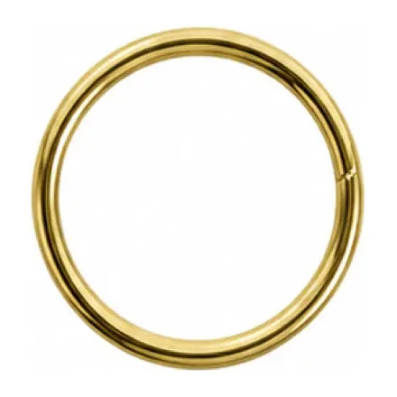 Ring in gloss gold